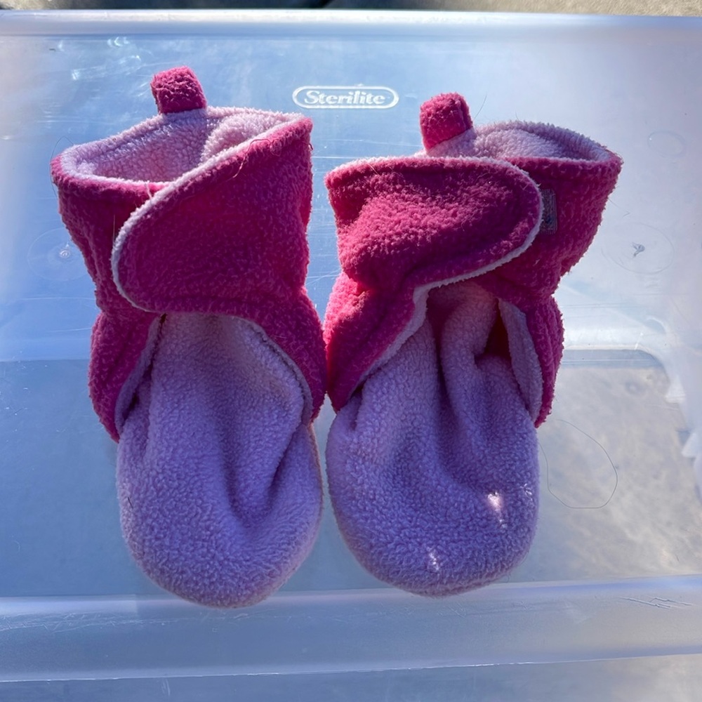 Warm Baby Sock Booties